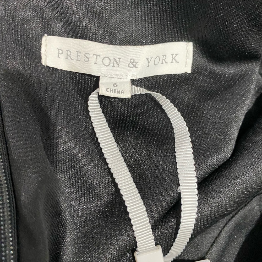 Preston & York Black long sleeve Bow Dress Size 6 - Picture 6 of 9